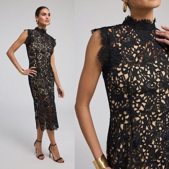 Generation Love Bronte Guipure Dress S BLACK LACE $395 NWT - Picture 1 of 10